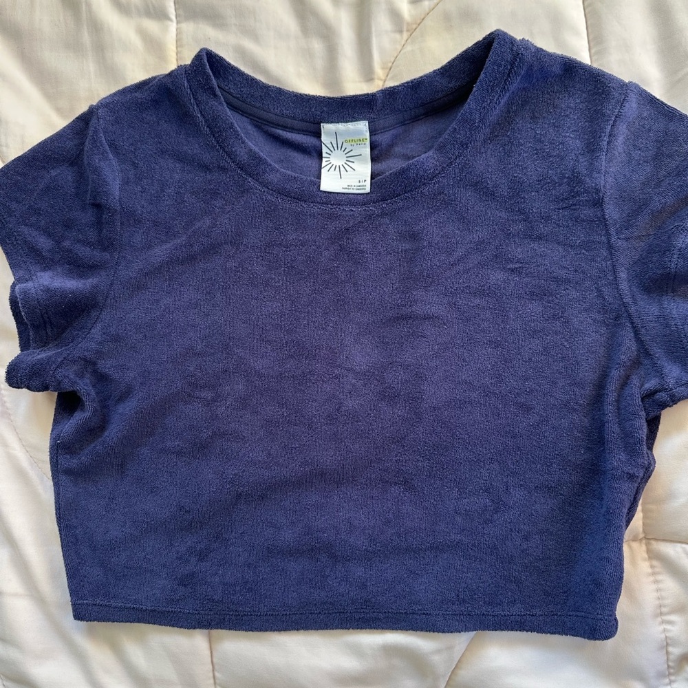 Aerie Offline Towel Beach Crop Top
